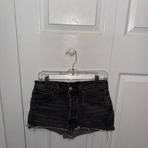 Levi’s Black Denim Women's Shorts 501